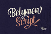 Belymon Script, a Script Font by Letterhend Studio (Thumbnail 1 of 12)