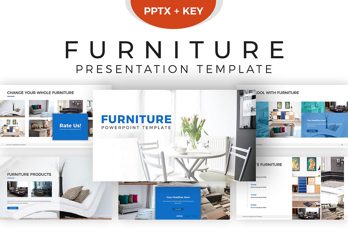 Furniture Presentation Template, a Presentation Template by Digitcase x Wealthwells (Photo 1 of 4)