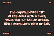 SCQORY - Halloween Horror Typeface, a Handwritten Font by Boril Std (Thumbnail 6 of 10)