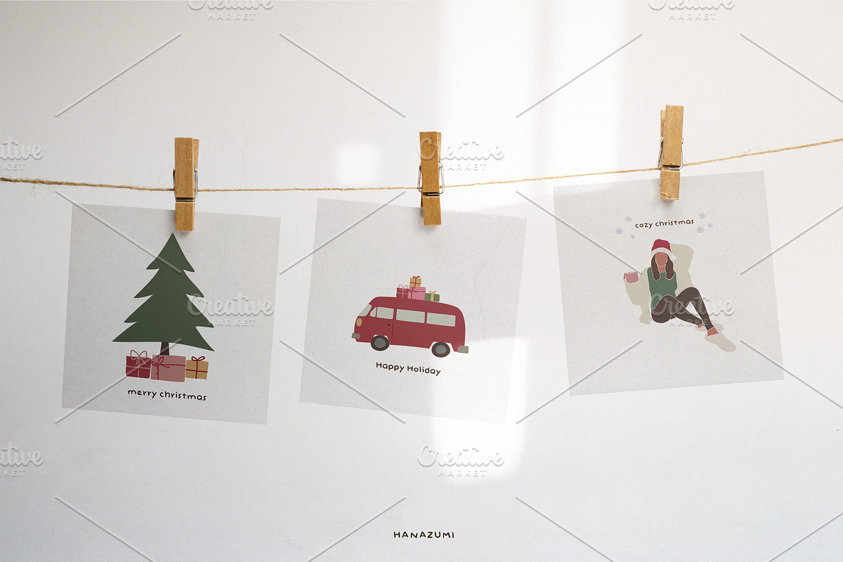Christmas Winter Family, a Decorative Illustration by Hanazumi (Photo 8 of 12)