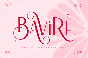 Bavire - All Caps Display Serif