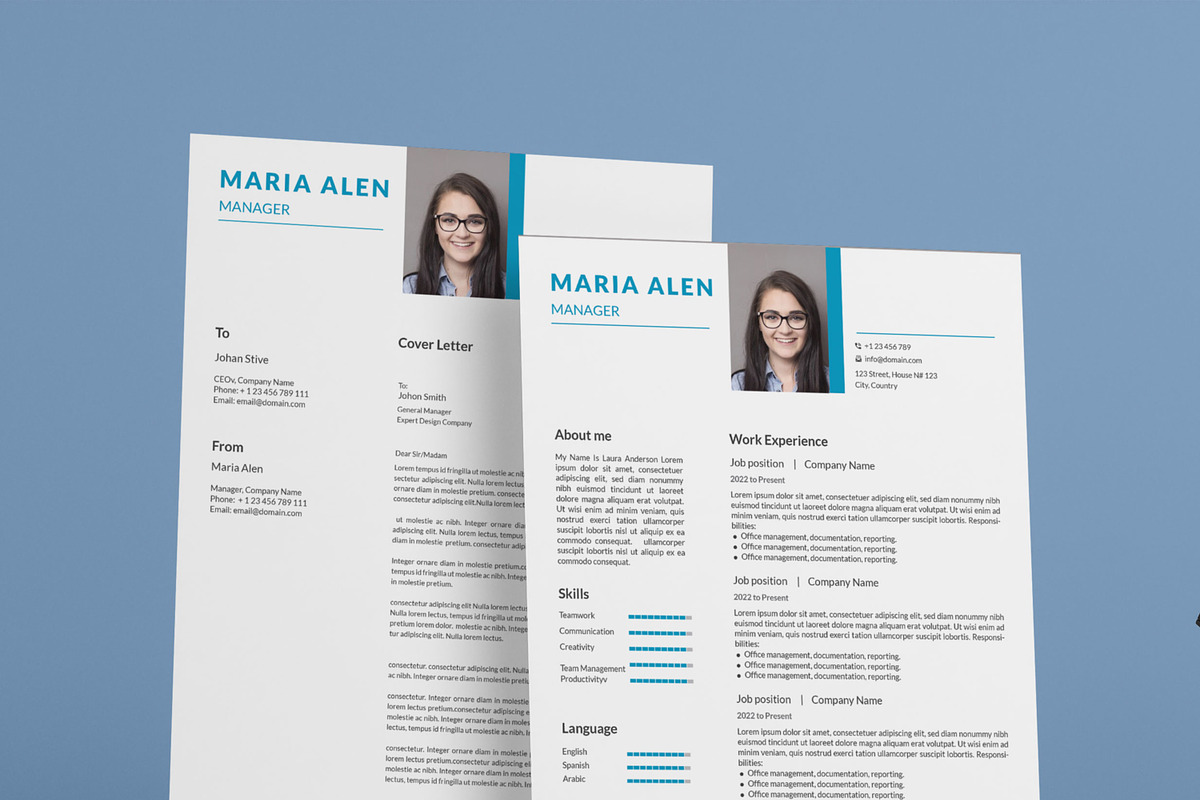 Professional Resume/CV Template, a Resume Template by designSultan (Photo 5 of 5)