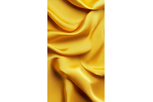 Luxurious yellow satin fabric with, a Background Photo by Lermont51
