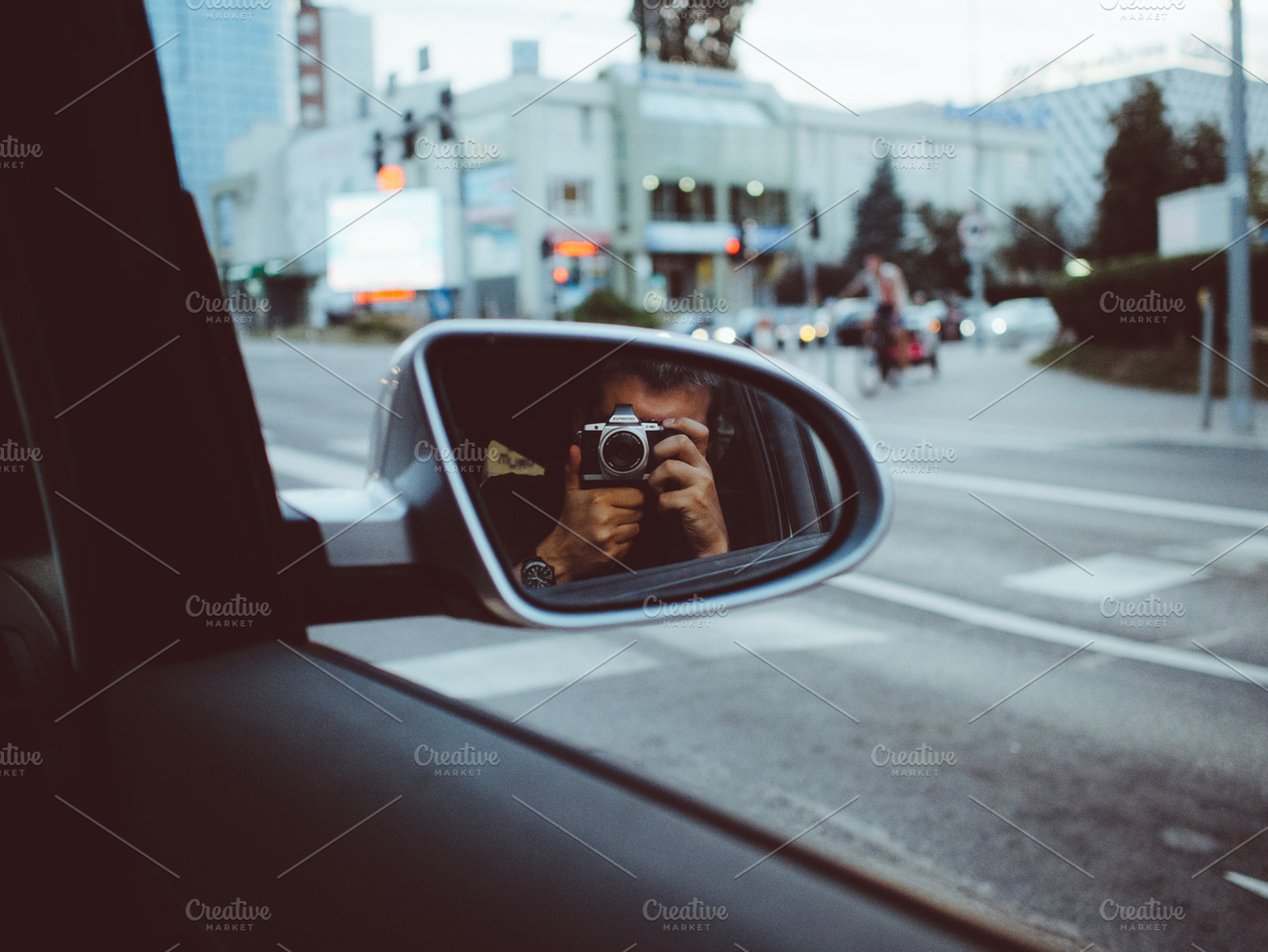 Car Mirror Selfie