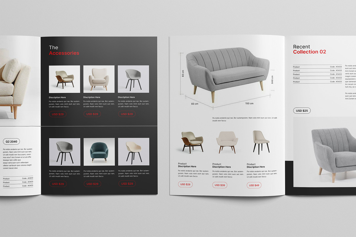Product Catalog Template, a Brochure Template by KreateTribe (Photo 7 of 11)