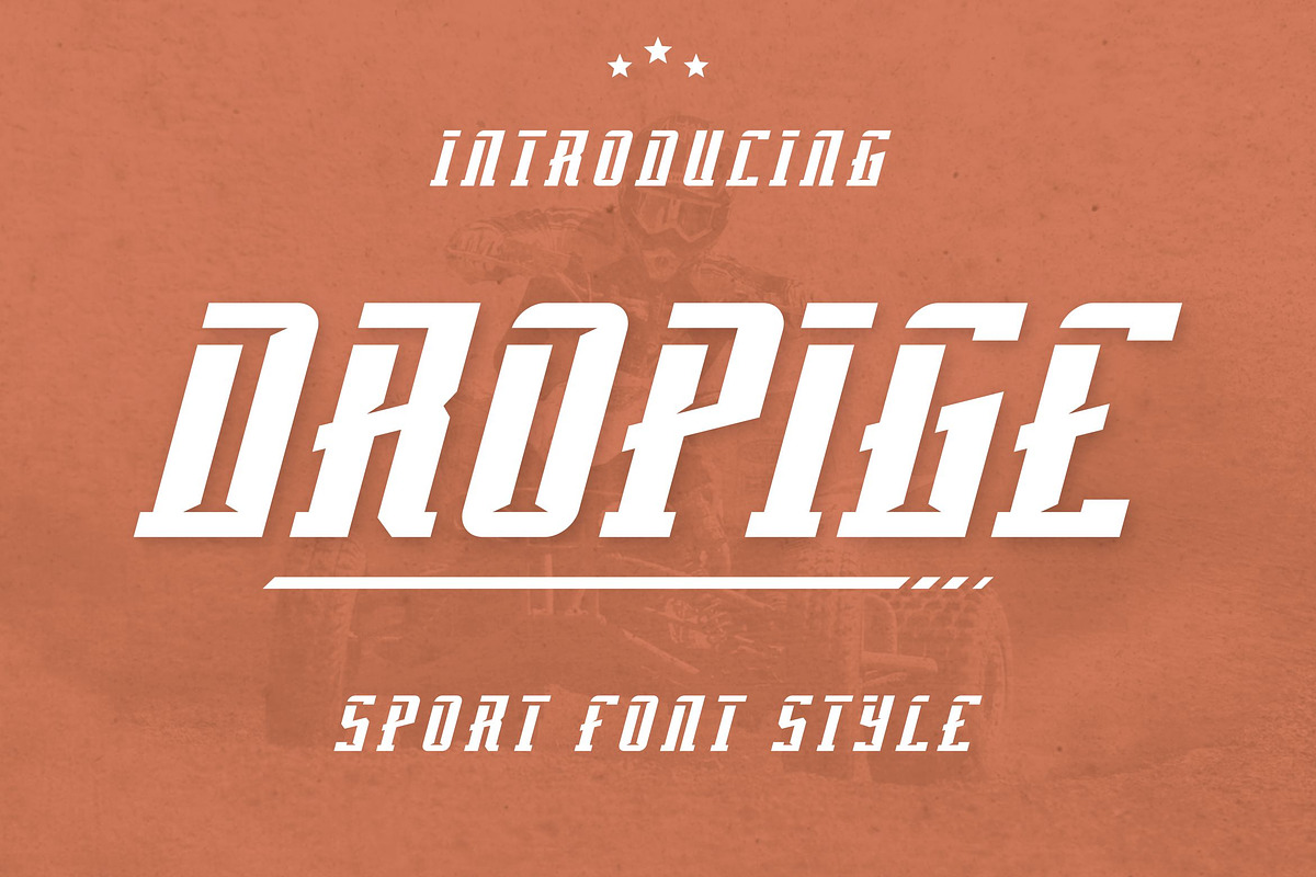 Dropige Font, a Serif Font by alanwarstd (Photo 1 of 5)