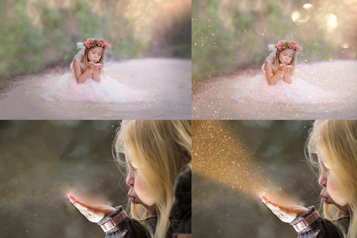 45 Blowing Glitter Overlays, a Layer Style Add-On by VligCreativeStudio (Photo 2 of 4)