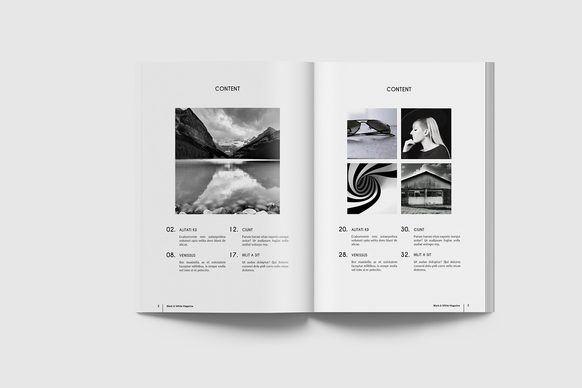 Simple & Clean Magazine Template III, a Magazine Template by Uloel Design (Photo 2 of 12)