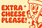 Chubby Dinner - Retro Fast Food Font, a Sans Serif Font by Rillatype (Thumbnail 5 of 9)