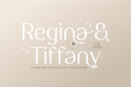 Regina Tiffany - Serif Typeface