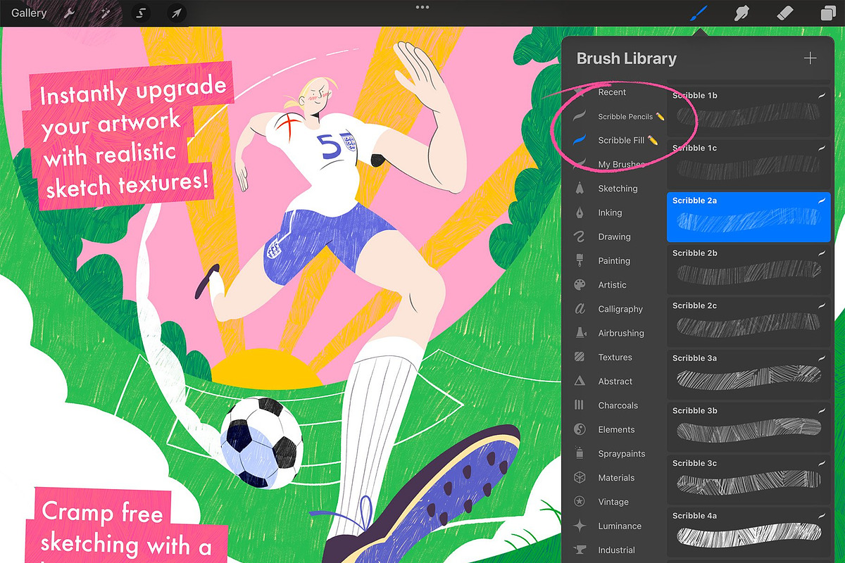 Illustration Brush Pack, a Brush Add-On by LydiahillIlustration (Photo 2 of 9)