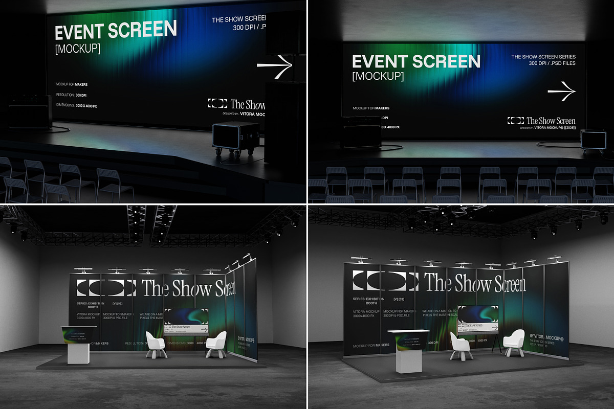 40+ Event Screen Mockup Bundle, a Mockup by Vitora Mockup (Photo 11 of 13)