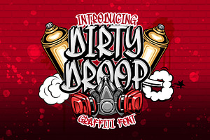 DIRTYDROOP GRAFFITI FONT (SALE)