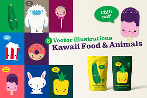 Cute Kawaii Illustrations