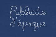 Publicite d'epoque, a Script Font by Lauren Ashpole (Thumbnail 1 of 3)