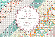 Set of 30 geometric patterns, a Pattern Graphic by Dreaming_Lucy (Thumbnail 1 of 4)