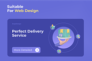 Tracking & Delivery 3D Icon Set, a Templates & Theme by Dope Design (Thumbnail 6 of 8)