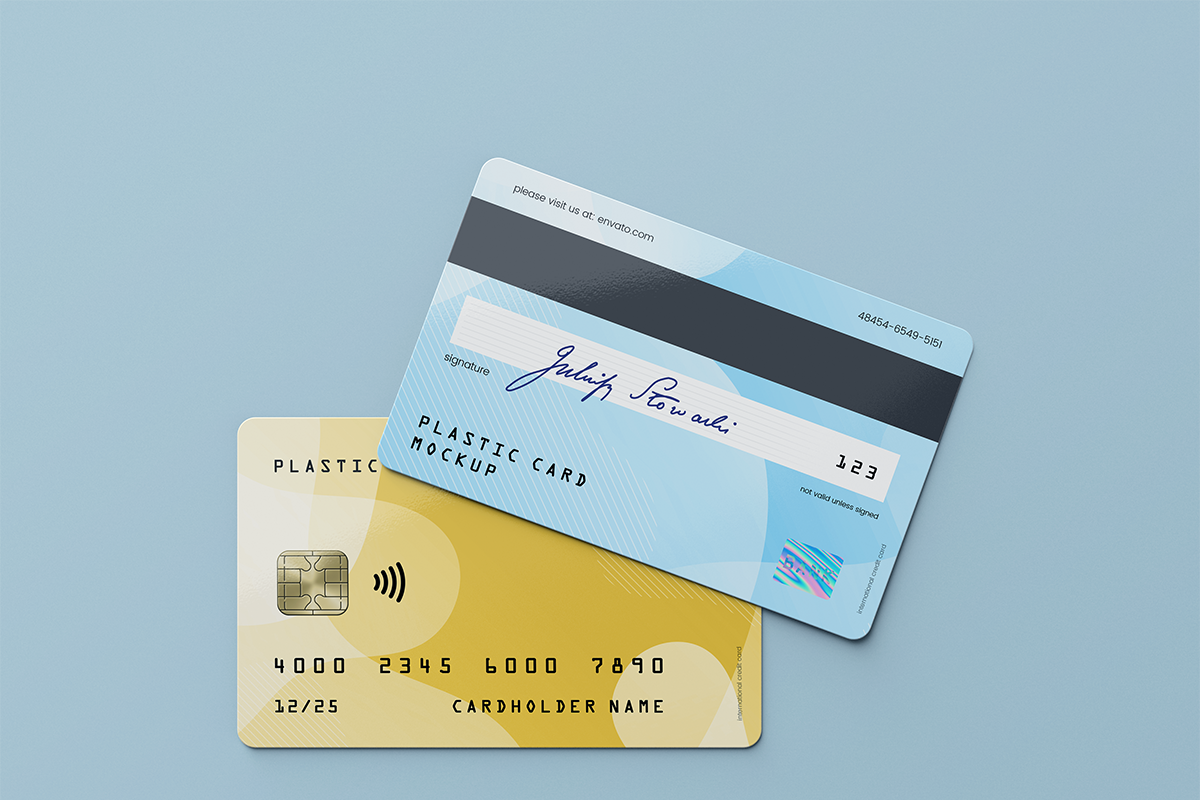 Plastic Card - Bank Card MockUp, a Product Mockup by coloformia (Photo 7 of 18)
