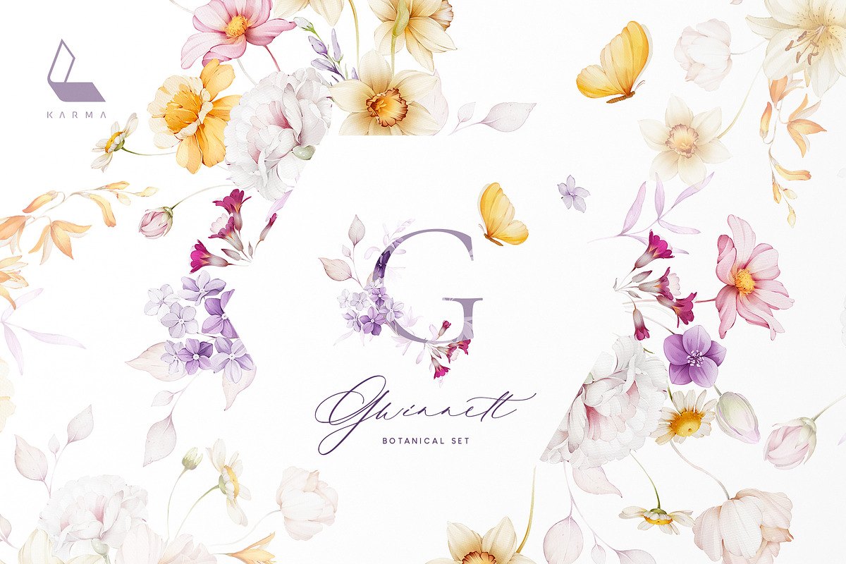 Gwinnett | Botanical set, an Illustration by Karma (Photo 1 of 22)