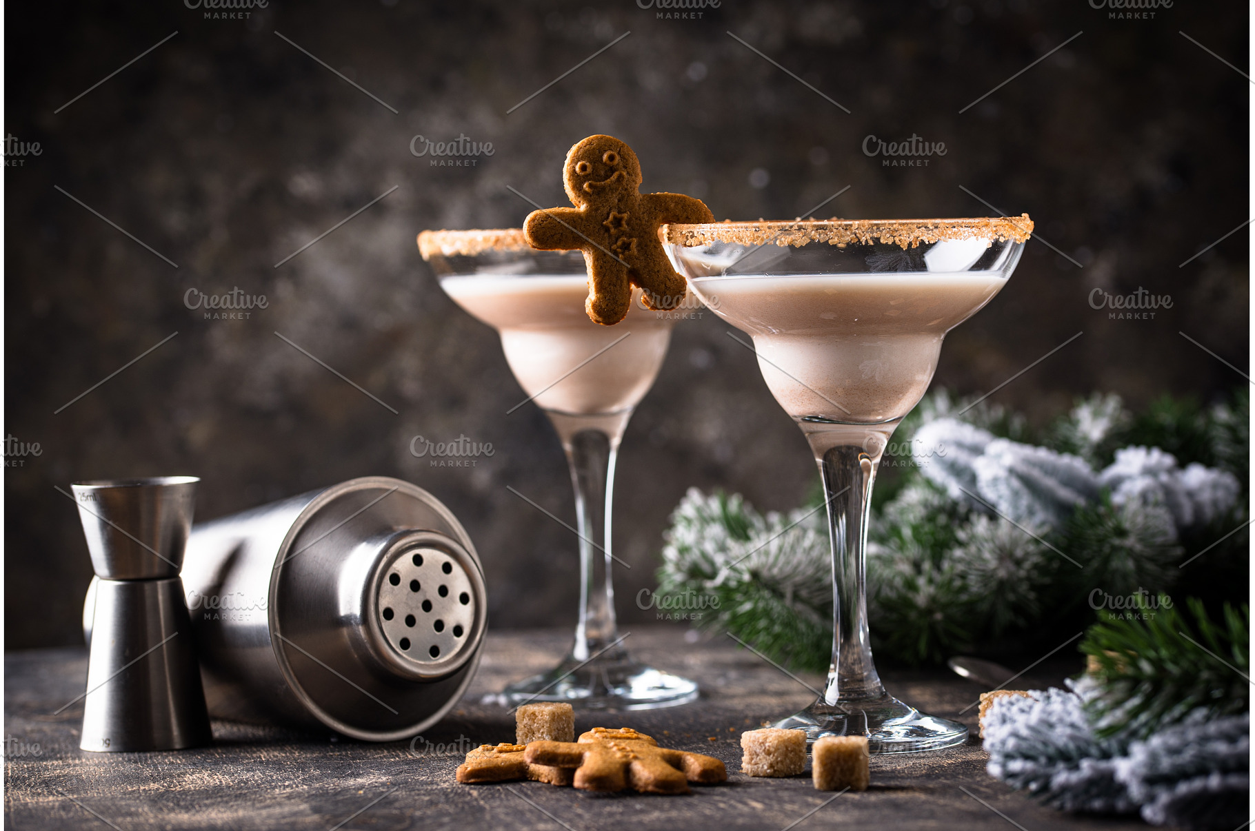 Christmas winter creamy cocktail, a Holiday Photo by Yulia Furman