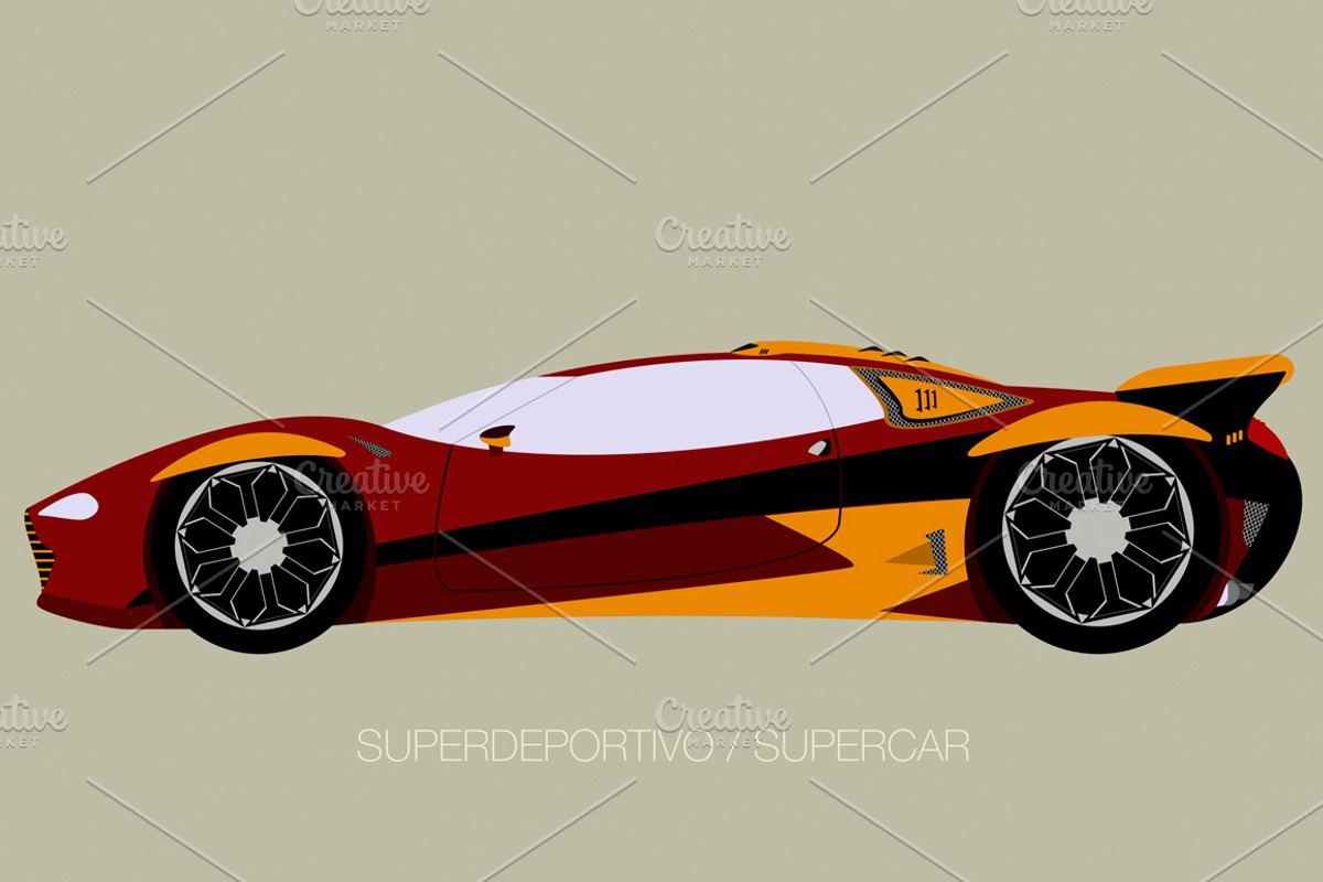 competition street supercar, an Illustration by FMR IBERICA