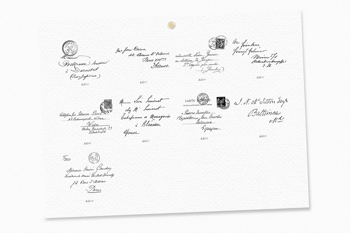 Vintage Address Overlays 2