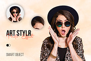 Cartoon Art Photo Effect Mockup, a Pens & Pencil Mockup by CreativeShaper (Thumbnail 1 of 3)