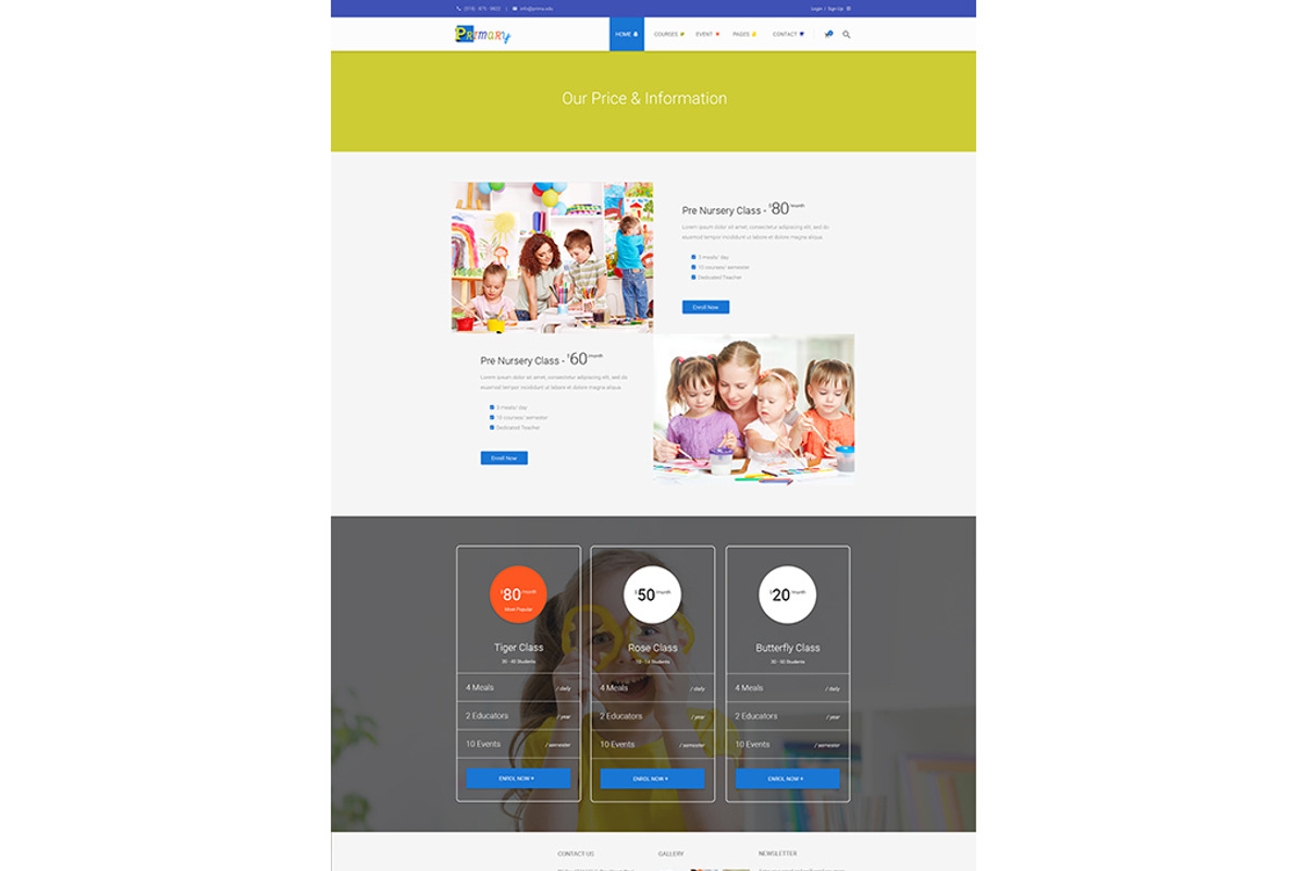 Primary - Unique Education Wordpress, a WordPress Template by Knighthemes (Photo 8 of 17)