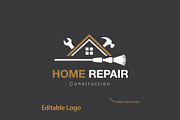 Professional House Repair Logo, a Branding & Logo Template by YUDesignStore (Thumbnail 1 of 8)