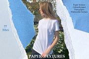 Paper Texture Collection Clipart, a Texture Graphic by Fresh art by Larysa (Thumbnail 1 of 8)