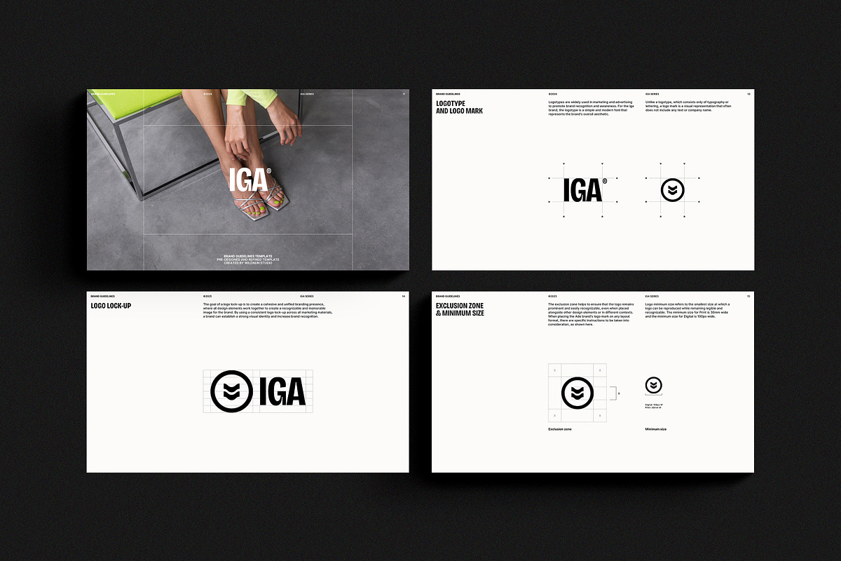 IGA / Brand Guidelines, a Presentation Template by Wildnun Studio (Photo 7 of 18)