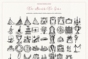 Black Tie Clipart Bundle, Gala Set, an Object Illustration by The October Creative (Thumbnail 7 of 13)