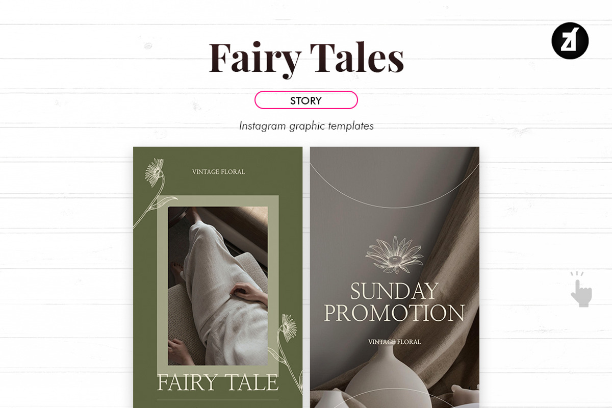 Fairy tales social media template, a Social Media Template by Chanut is industries (Photo 6 of 11)