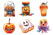 Halloween Candy Shop Clipart, an Illustration by Daily.Designs (Thumbnail 3 of 5)