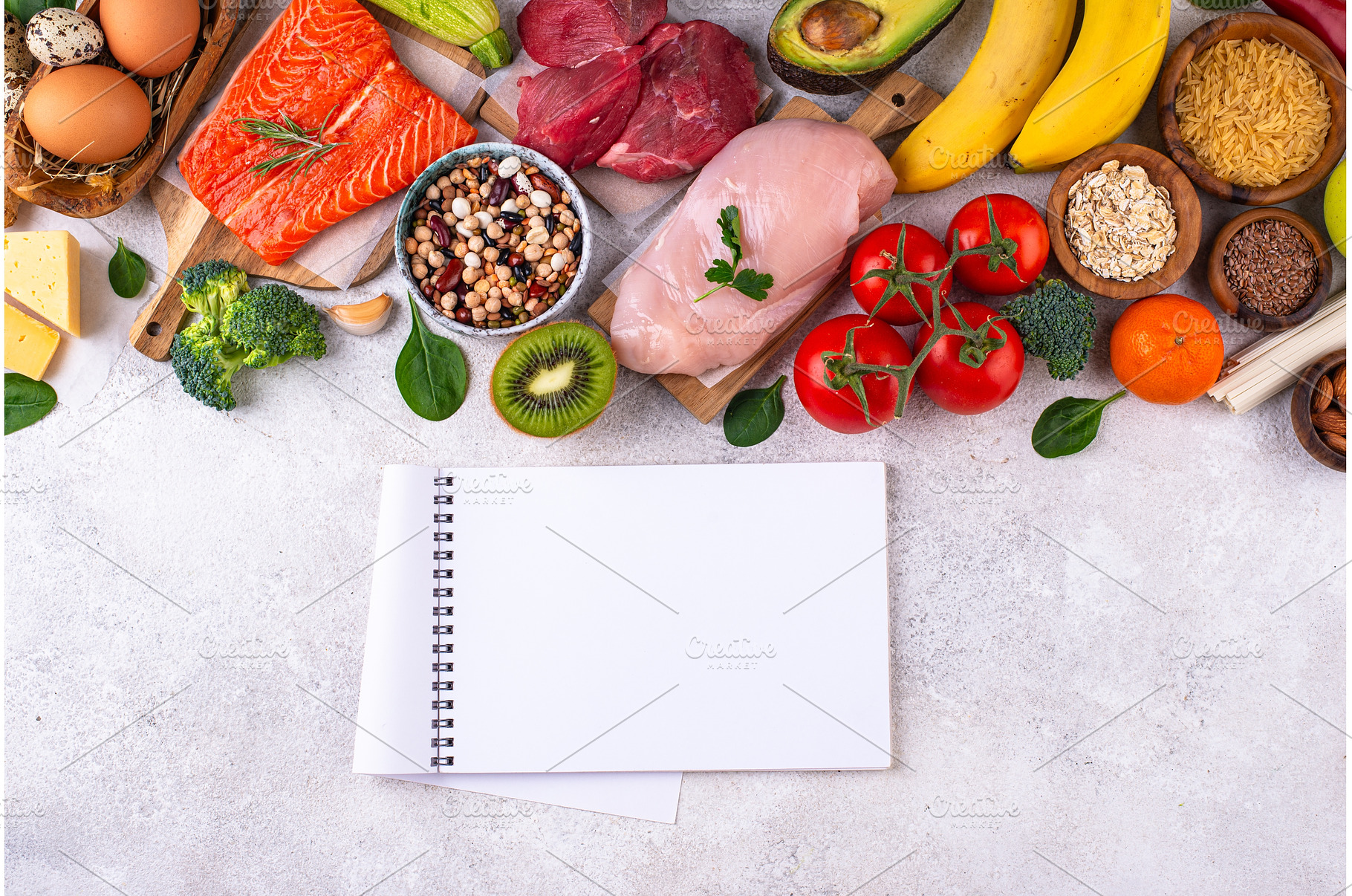 Clean eating balanced protein, a Food & Drink Photo by Yulia Furman