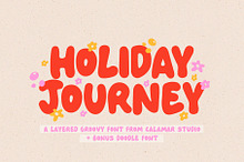 Holiday Journey | Bubble Font