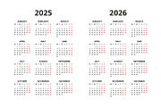 Calendar 2021, 2022 and 2028, a Work Illustration by Volyk (Thumbnail 4 of 5)