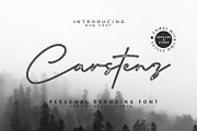 Carstenz Vintage Type, a Script Font by Graphicfresh (Thumbnail 1 of 11)