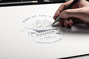 Vintage Badges vol 2, a Branding & Logo Template by blauananas (Thumbnail 4 of 9)