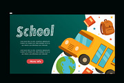 Back to School Vector Background and, a Person Illustration by foxndeer (Thumbnail 2 of 3)