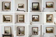 150 Vintage Frame Mockup Bundle, a Household Mockup by Mockup Art Atelier (Thumbnail 4 of 14)