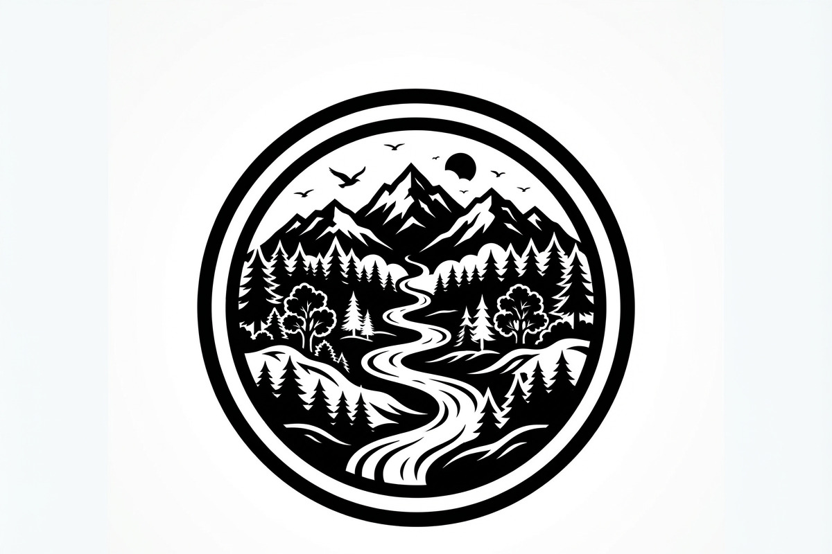 60 Eco Globe Landscape Silhouette, a Technology Illustration by Amazin_art (Photo 34 of 44)