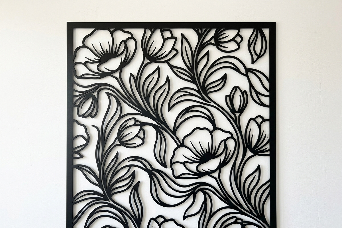 50 Elegant Floral Wall Panel, a Decorative Illustration by Amazin_art (Photo 12 of 27)