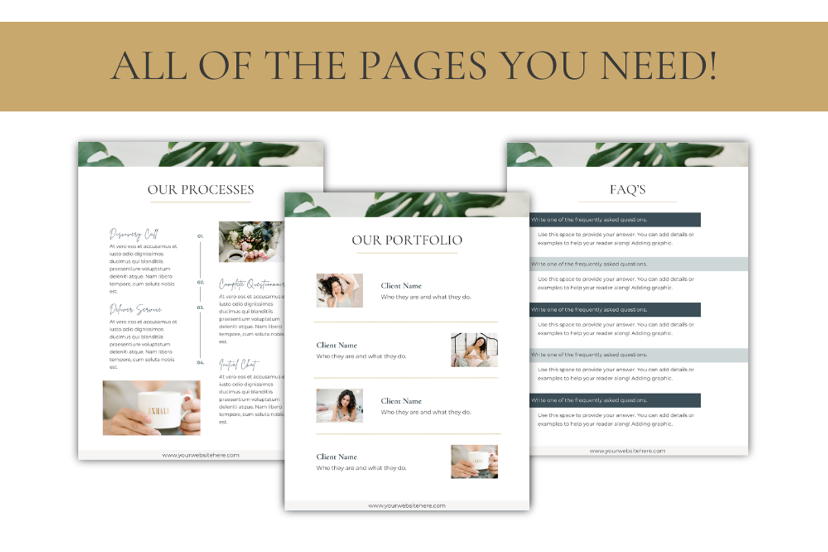 Pricing & Services Guide Selina & Co, a Templates & Theme by Lady Boss Studio (Photo 7 of 9)