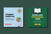 Back to School Social Media Post, a Social Media Template by MightyDesign (Thumbnail 5 of 8)