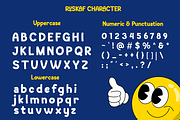 Ruskaf - Playful Sans Font, a Sans Serif Font by RagamKata (Thumbnail 8 of 10)