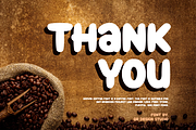 Kopima Coffee Font, a Sans Serif Font by QR Design Studio (Thumbnail 7 of 7)