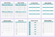 2025 Budget Planner For Canva, a Stationery Template by Shumaya (Thumbnail 4 of 6)