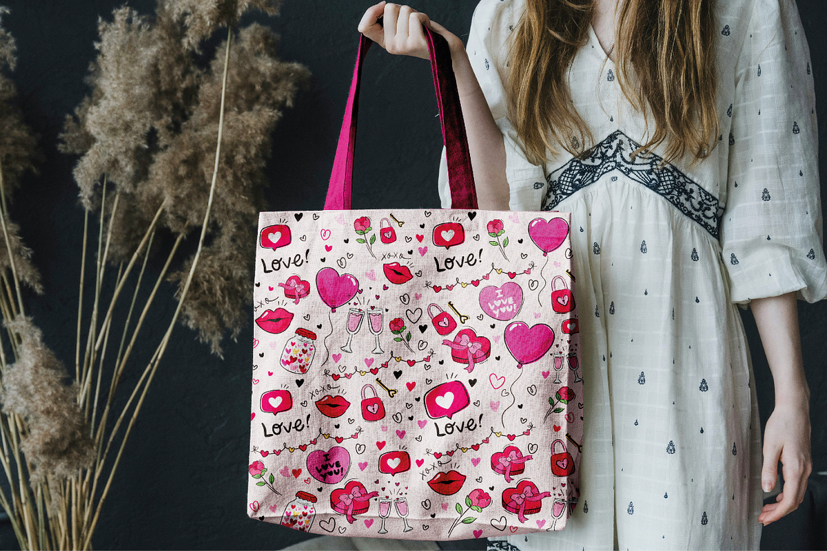 Love Pattern - Vector EPS, a Pattern Graphic by rix_designs (Photo 9 of 10)