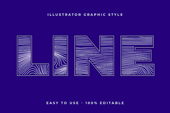 Wavy Stripe Text Effect preview 3